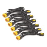 APC AP8706S-WW Power Cord Kit (6 ea) Locking C13 to C14 1.8m