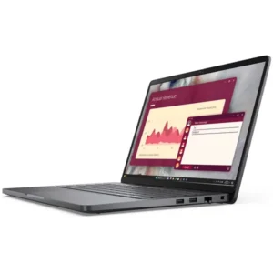 Dell BTO010_PC14250_EMEA_UBU Pro 14 PC14250 14" FHD+ Core 5 120U 512GB SSD Laptop 12 Dell Pro 14 PC14250, артикул BTO010_PC14250_EMEA_UBU: три четверти справа, ноутбук открыт