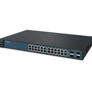 EnGenius Networks EWS1200-28TFP 50AP Wireless Management 24-port GbE PoE.at Switch 410W 4SFP L2 19i