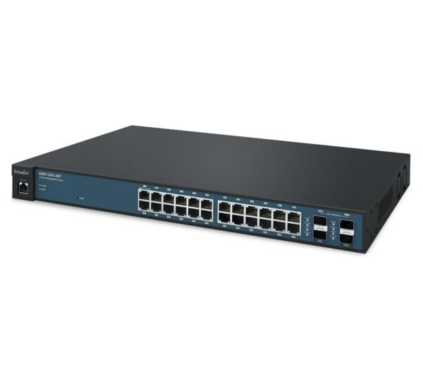 EnGenius Networks EWS1200-28TFP 50AP Wireless Management 24-port GbE PoE.at Switch 410W 4SFP L2 19i