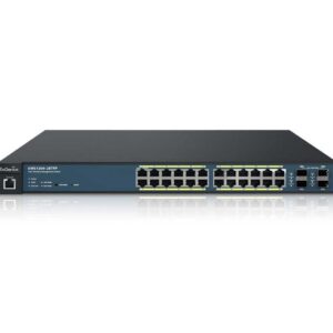 EnGenius Networks EWS1200-28TFP 50AP Wireless Management 24-port GbE PoE.at Switch 410W 4SFP L2 19i