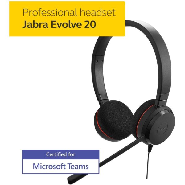 Jabra 4999-823-189 EVOLVE 20 Stereo headset