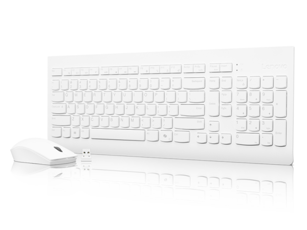 Lenovo GX31F38001 510 Wireless Keyboard and Mouse Combo (White) -Russian 8 Lenovo GX31F38001 – photo 8