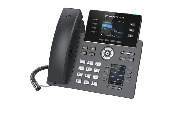 Home 6 Grandstream GRP2614 IP phone angled