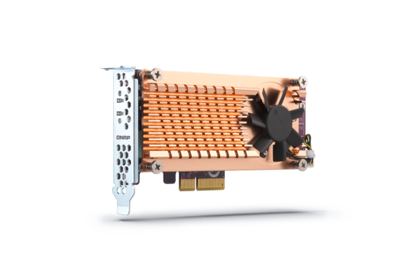 QNAP QM2-2P-344A Dual M.2 PCIe SSD expansion card; supports up to two M.2 2280 3 QNAP QM2-2P-344A Dual M.2 PCIe SSD expansion card; supports up to two M.2 2280