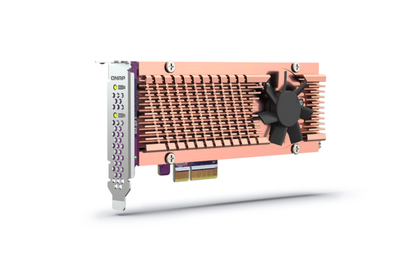 QNAP QM2-2P-344A Dual M.2 PCIe SSD expansion card; supports up to two M.2 2280 1 QNAP QM2-2P-344A Dual M.2 PCIe SSD expansion card; supports up to two M.2 2280