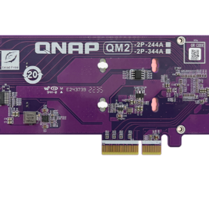QNAP QM2-2P-344A Dual M.2 PCIe SSD expansion card; supports up to two M.2 2280 9 QNAP QM2-2P-344A Dual M.2 PCIe SSD expansion card; supports up to two M.2 2280