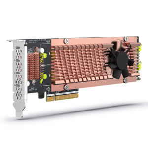 QNAP QM2-4P-384 Quad M.2 PCIe SSD expansion card; supports up to four M.2 2280 formfactor M.2 PCIe 9 QNAP QM2-4P-384 Quad M.2 PCIe SSD expansion card; supports up to four M.2 2280 formfactor M.2 PCIe
