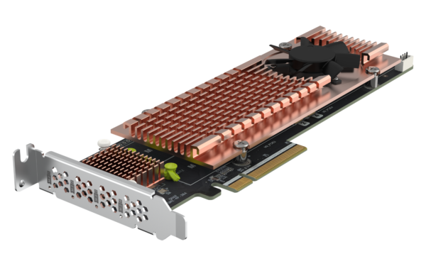 QNAP QM2-4P-384 Quad M.2 PCIe SSD expansion card; supports up to four M.2 2280 formfactor M.2 PCIe 1 QNAP QM2-4P-384 Quad M.2 PCIe SSD expansion card; supports up to four M.2 2280 formfactor M.2 PCIe