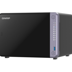 QNAP TS-632X-4G 6-bay 3.5″ desktop NAS AL524 4C 2.0GHz 4GB DDR4 RAM (max 16GB) 2 x 10GbE SFP+
