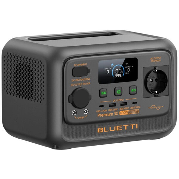 Bluetti PR30V2 Premium 30 V2 Portable Power Station 320Wh 600W