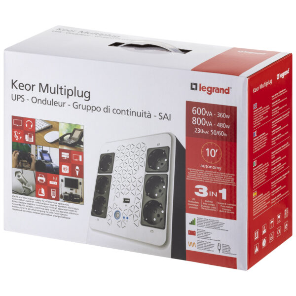 Legrand 310082 Keor multiplug Line interactive display