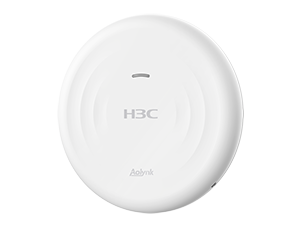 H3C Aolynk UAP622G-AX15, артикул 9801A7VV: строго сверху: логотип H3C Aolynk по центру