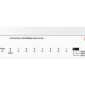 H3C Aolynk ES100-8G, артикул 9801A8G9: официальный студийный кадр: коммутатор в три четверти спереди, на панели читается…