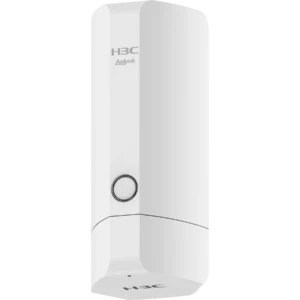 H3C Aolynk UAP632G-AX30, артикул 9801A8R5: уличная точка доступа: вертикальный белый корпус в три четверти, снизу герметичный ввод