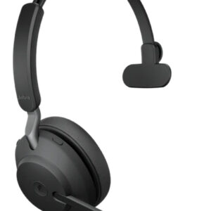 JABRA 26599-899-989, артикул 26599-899-989: три четверти, микрофон опущен в рабочее положение