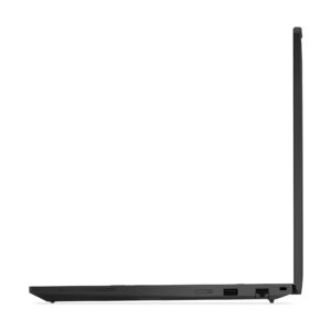 Lenovo ThinkPad T16 Gen 4, артикул 21QE0096GX/GE: профиль слева, крышка раскрыта на 90°