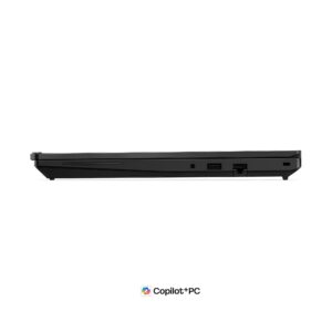 Lenovo ThinkPad T16 Gen 5, артикул 21WT005CGX/GE: левый борт закрытого корпуса: разъёмы крупно