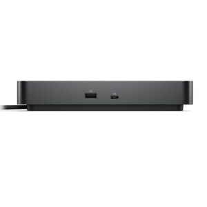 Dell 210-BRFL Pro Thunderbolt 4 Smart Dock SD25TB4, артикул 210-BRFL: док сверху-сбоку на белом, спереди видны USB-A и USB-C, логотип Dell на крышке