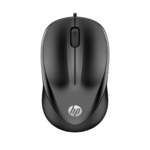 HP 1000 Wired Mouse, USB, 1200 dpi, Black (4QM14AA)