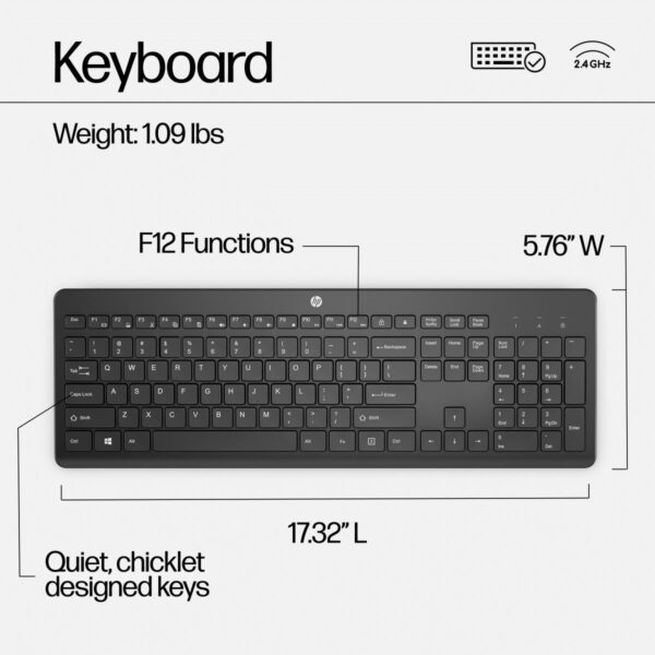 HP 230 Wireless Mouse and Keyboard Combo 8 HP 230 Wireless Mouse and Keyboard Combo — image 9