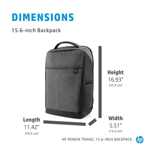 HP Renew Travel 15.6-inch Backpack 5 HP Renew Travel 15.6-inch Backpack — image 6