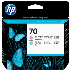 HP 70 Light Magenta and Light Cyan DesignJet Printhead