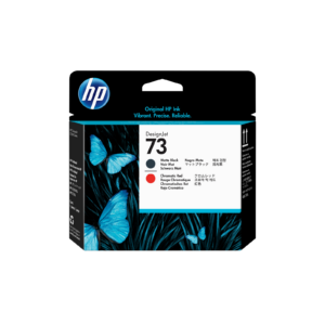 HP 73 Matte Black and Chromatic Red DesignJet Printhead