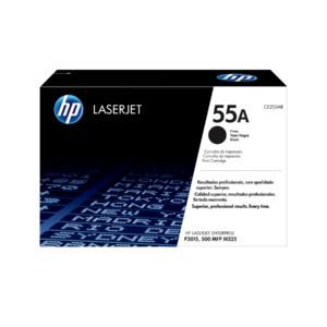 HP 55A Black Original LaserJet Toner Cartridge (CE255A)