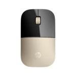 HP Z3700 Wireless Mouse, 2.4 GHz, 1200 dpi, Modern Gold (X7Q43AA)