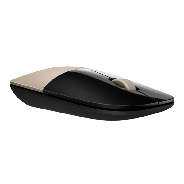 HP Z3700 Wireless Mouse, 2.4 GHz, 1200 dpi, Modern Gold (X7Q43AA)