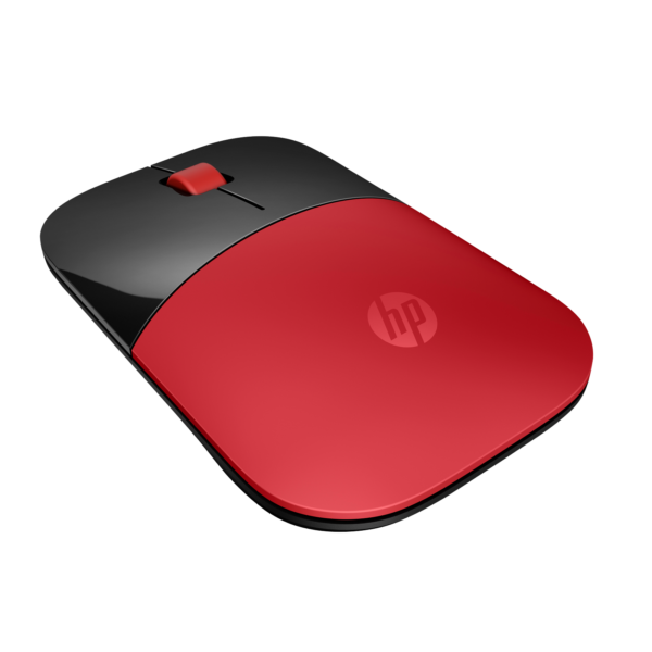 HP Z3700 Wireless Mouse, 2.4 GHz, 1200 dpi, Cardinal Red (V0L82AA)