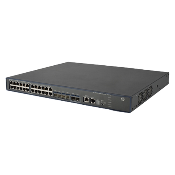 HPE 5500-24G-4SFP HI Switch with 2 Interface Slots (JG311A) HPE 5500-24G-4SFP HI Switch with 2 Interface Slots (JG311A)